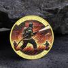 1 Pc/3 Pcs/5 Pcs Firefighter Souvenir Coin Fireman Rescue Department Souvenir Coin Lightweight Firefighter Collectible Coin for Boss Day Employee