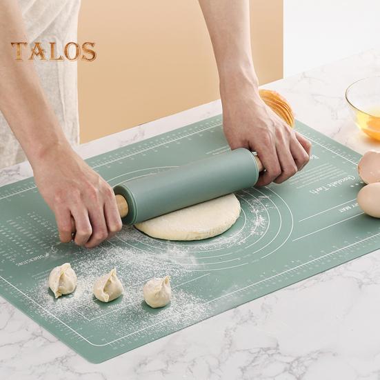 Нескользящий многофункциональный коврик для замешивания теста с весами, прочный силиконовый кухонный коврик для замешивания теста для хлебобулочных изделий