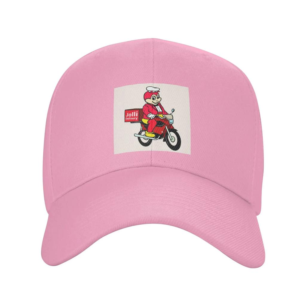 JOLLIBEE DELIVERY FILIPINO FOOD POCKET TEE Baseball Caps Snapback Baseball Hats Breathable Casual Casquette Outdoor Unisex