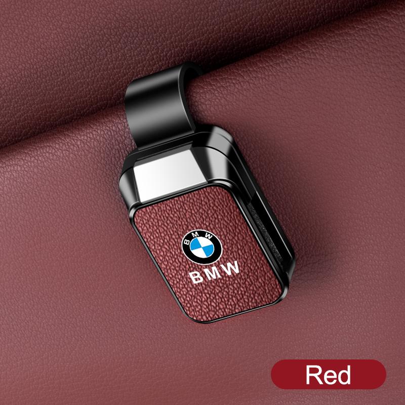 BBJE7 Car Sun Visor Eyeglasses Holder For BMW 1 3 5 7 Series X1 X3 X4 X5 F10 F15 F16 F20 F30 F18 F25 M3 M5 E34 E30 E36 Sunglasses Clip