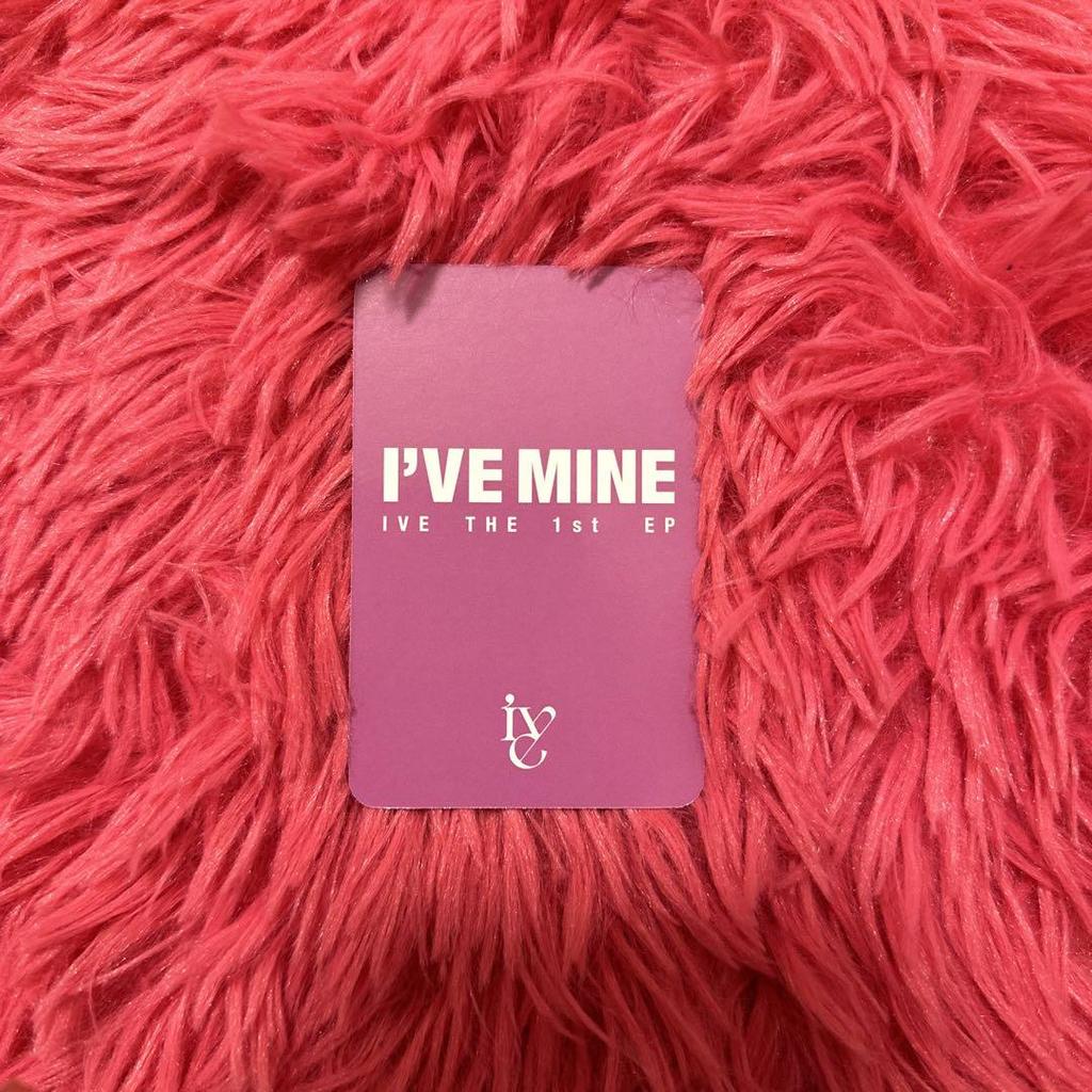 [Б/У] IVE i've mine applemusic 1.0 бонусная фотокарточка Wonyoung