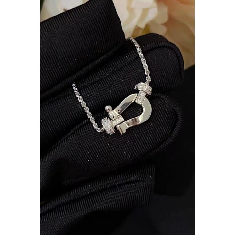 CNC Diamond Necklace High-end Horizontal and Vertical Mini Gypsy Necklace