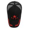 Stylish Red Baseball Cap With Star Embroidery For Men And Women Summer Sun Protection