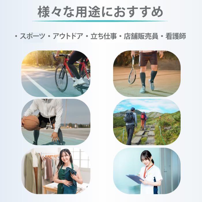 VITAL SALVEO Компрессионные рукава для икр Унисекс Удобные компрессионные чулки для силы и стояния (Одна нога) Графен, Поддержка,