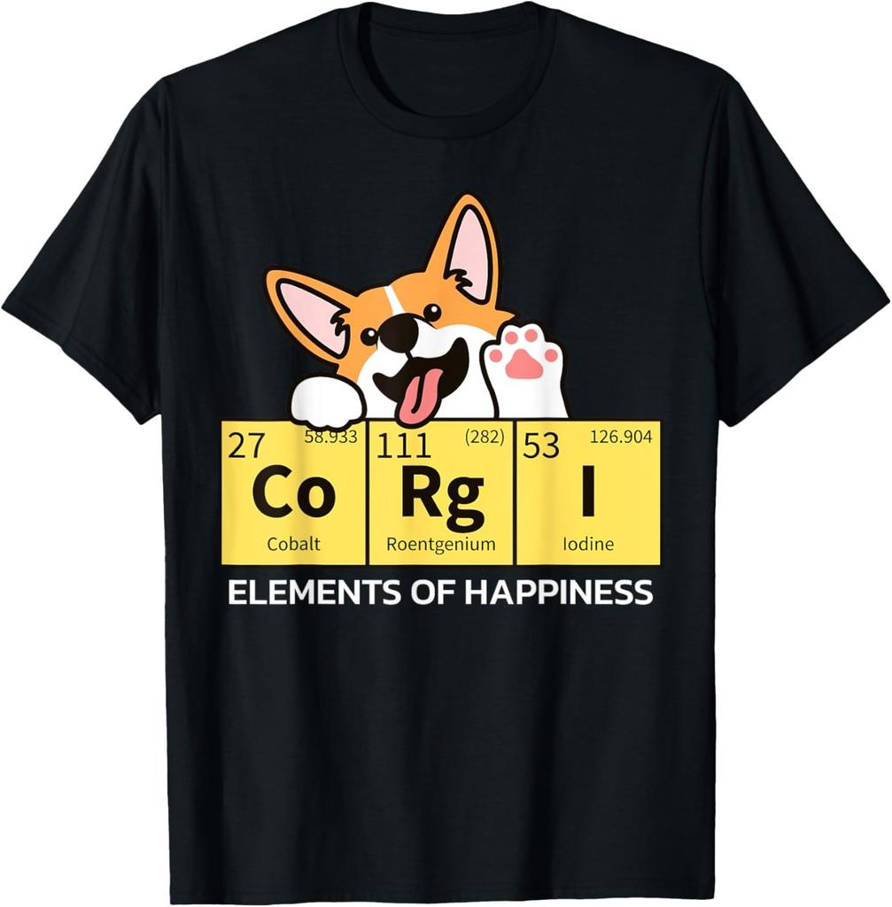 Cute Funny Corgi Lover Corgi Mom Corgi Dad Novelty T-Shirt