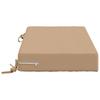 Seat Cushion SOEST 100percent  Polyester Sand 70 x 40 x 10 cm