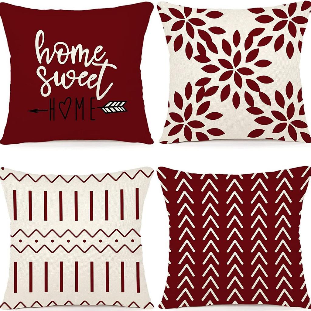 Modern Sofa Pillowcase Outdoor Decoration Linen Pillowcase Decoration Living Room Bedside Pillowcase
