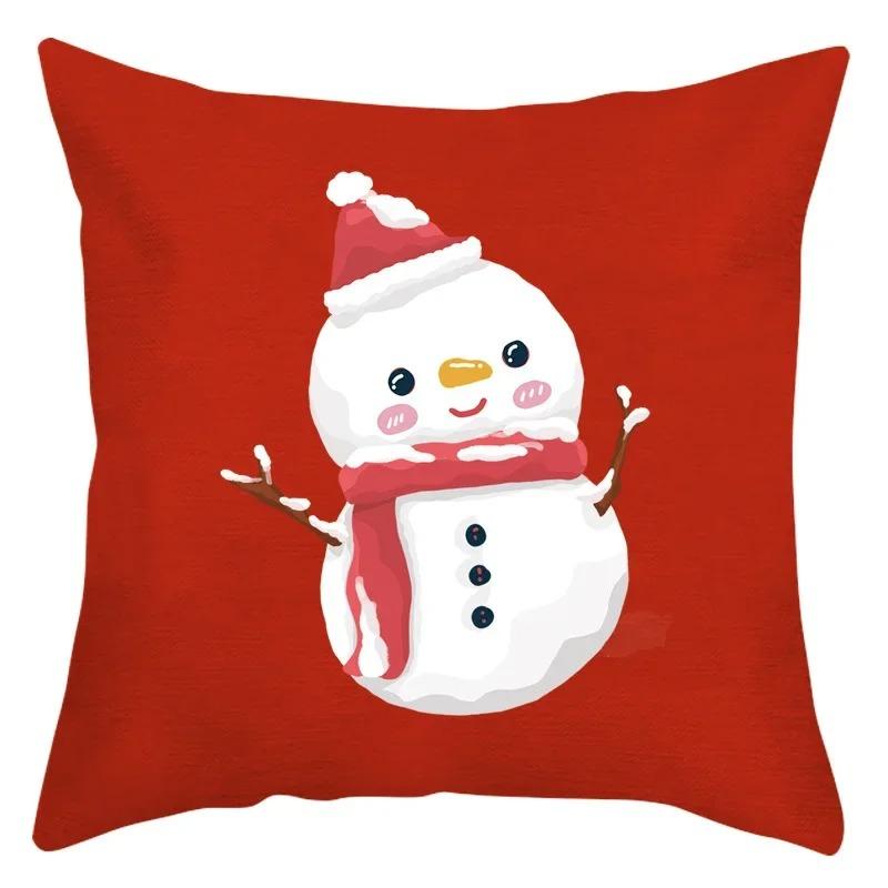 Наволочки с рождественской тематикой Аксессуары для автомобиля Офис Санта-Клаус Гостиная Диван Домашние наволочки