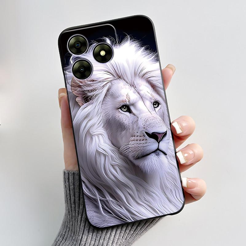 For Blackview Wave 8C 6.56" Wave 8 Black View Wave8C Wave8 Back TPU Soft Silicone Phone Case Luxury Cute Love Rabbit Funny Cover