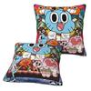 The Amazing World Of Gumball Cartoon 2 Pcs Square Pillowcase Pillow Cover Cushion Comfort Throw Pillow For Home Car