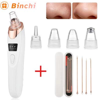 Вакуумный экстрактор черных точек, USB-перезаряжаемый очиститель пор лица, средство для удаления пятен, акне, прыщей, черных точек, набор инструментов для ухода за кожей