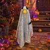 Durable Lawn Goose Outfit Halloween Ghost Costume, Porch for Outdoor Spooky Statue Decor, Holiday Garden Clothing, Funny Yard Ornament Theme Accessory