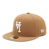Кепка New Era 59FIFTY LA Los Angeles Dodgers Эксклюзив ONSPOTZ LA Светло-бронзовый 7 1/8 59Fifty Вверх ногами MLB Los Angeles Dodgers
