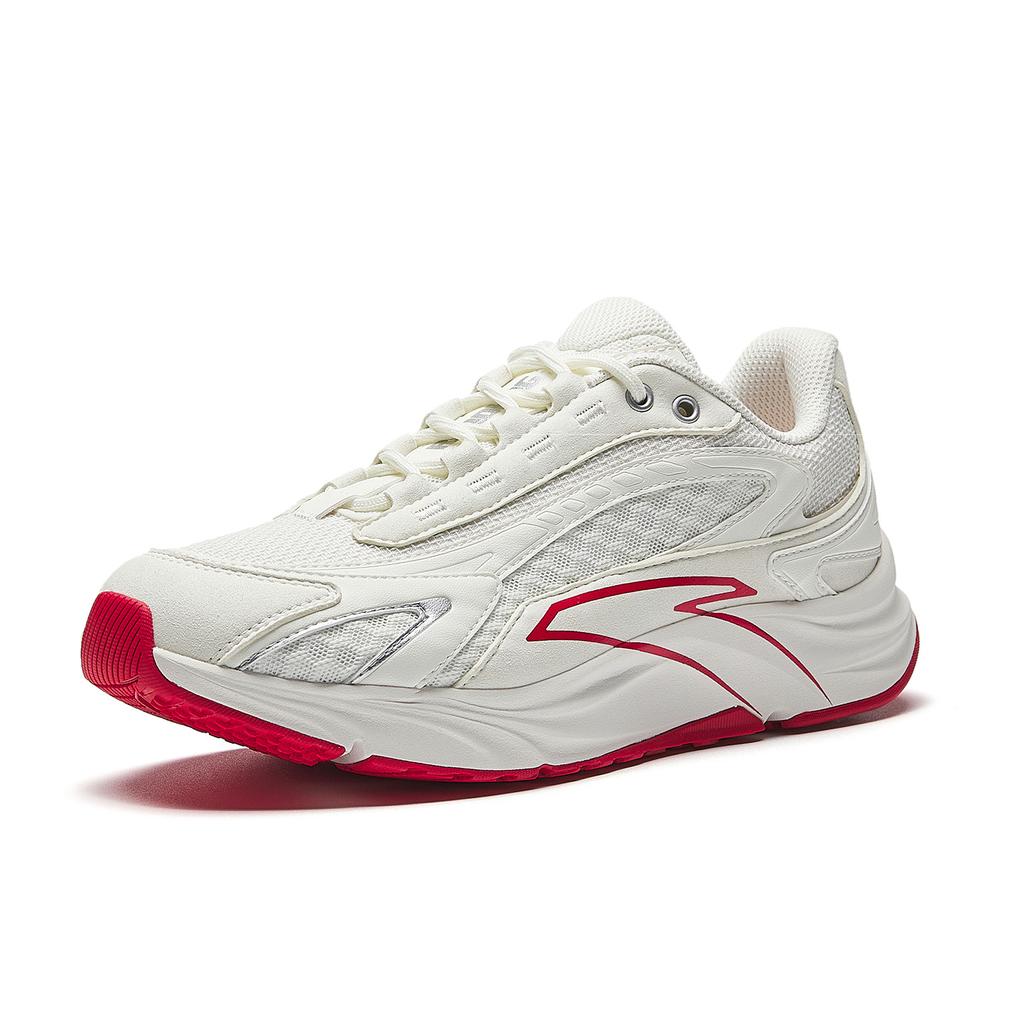 Anta At681 Asphalt Dominator Ретро Универсальные Амортизирующие Износостойкие Дышащие Кроссовки с Низким Верхом Детские кроссовки Бело-Красные 922615591-4