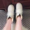 Order A Size Up Rabbit Ears Soft Snow Boots Women Winter Warm Plush Ankle Booties Female Fashion Slip On Cotton Shoes