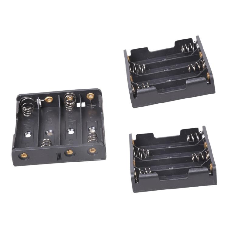 Heavy Duty 2A Battery Holder With Solderable Contacts Plastic Metal Hybrids Construction For Prolonged Use