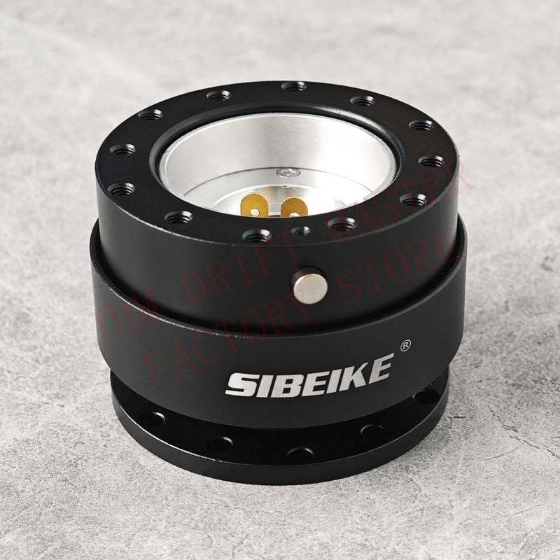 SIBEIKE JDM Sports Car Steering Wheel Quick Release Hub Snap Off Boss Kit for Universal 70/74mm PCD
