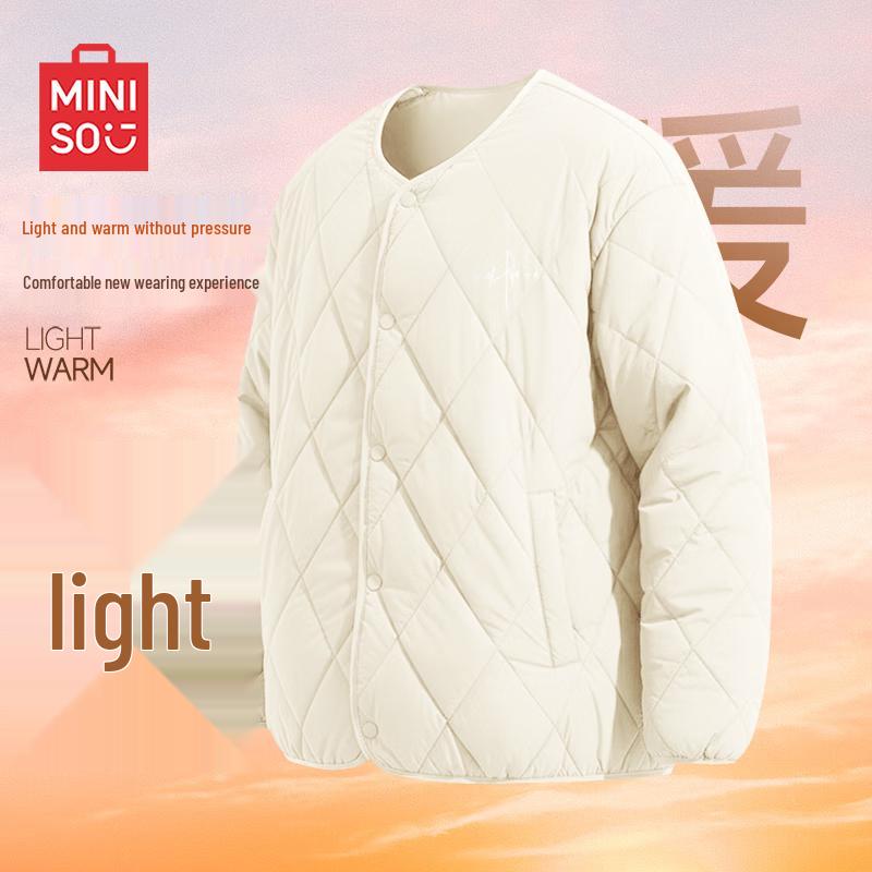MINISO Мужская стеганая куртка с ромбовидной стежкой в американском стиле