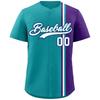 Trendy brand American baseball jersey short-sleeved cardigan Harajuku T-shirt street personality color matching jersey men's short-sleeved baseball 