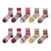 Pairs Winter Warm Crew Socks for Women Thick Mid-Calf Knitted