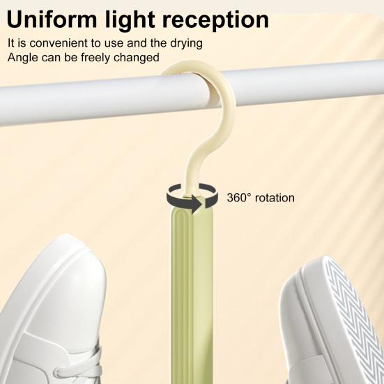 Сушилка для обуви Yousheng с вращающимся на 360 градусов крючком, прочная несущая ветрозащитная стелька, вешалка для одежды