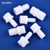 10pcs/lot PE Pagoda Direct Connector G1/2" 3/4" Male Thread To 4~25mm Barb Joints Aquarium Adapter Air Pump Tube Connector Micro Irrigation Hose Joint