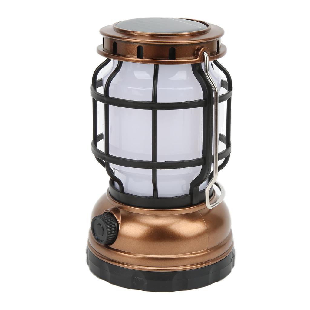 LED Camping Lantern USB Rechargeable Solar Powered Camping Light for Emergency Hiking Home