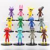 Sprunki Beat Boxes 12pcs Character Figurines Movable Heads Unique Decor Gifts