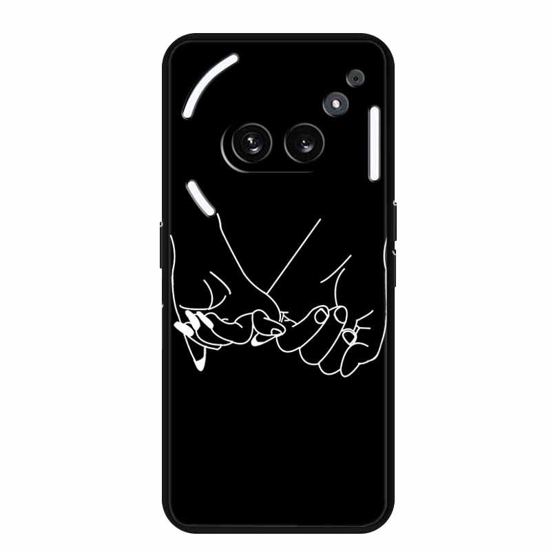 Светящийся чехол-бампер из ТПУ для Nothing Phone 2A - Персонализированный простой цветной дизайн