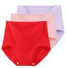 3pcs High Waist Briefs Women's Underwear Panties Cotton Plus Size Lingeries Breathable Underpants