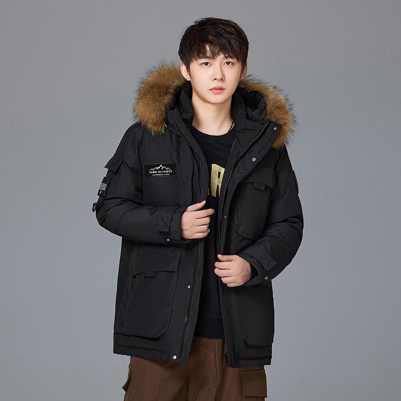 Унисекс Парка Зима 2025: Модная, Плотная, Теплая Рабочая Лыжная Куртка для Пар