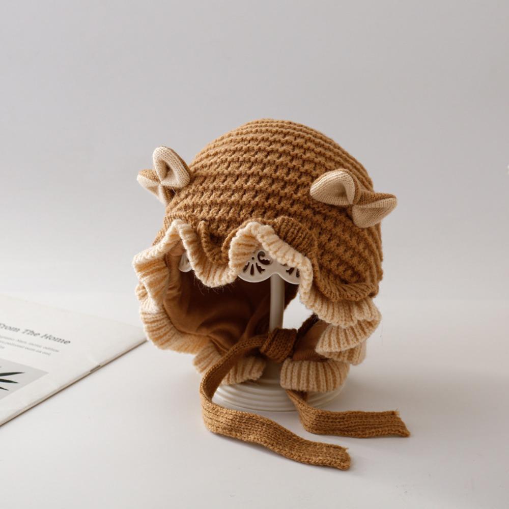 Милые шапки с отворотом Осенне-зимние шапки-пуловеры Новые шапки с защитой ушей