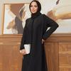 Large Size Women Stone Evening Dress Islamic Muslim Long Hijab Clothing New Season High Quality Invitation Fashion