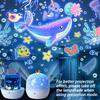 Galaxy Projector Starry Sky LED Night Light 15 In 1 360°Rotate for Kids Dream Bedroom Valentines Day Birthday Gift Wedding Deco