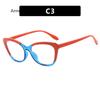 Vintage Cat Eye Women Eyeglasses Simple Multicolor Rim Blue Light Blocking Spectacles  New Trendy Ins  Design Eyewear