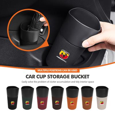 Автомобильный держатель для стакана телефона напитков мусорное ведро storage bucket для Abarth Fiat Grande Punto Tipo Stilo Ducato Palio 500x