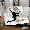 Basketball Player Customize Your Name Blanket Warm Comfortable And Soft Blankets Are Suitable For Home Lunch Break Blanket Office Sofa Sofa Gift To