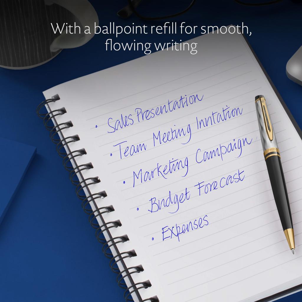 Waterman Шариковая ручка Karen Deluxe Reflection of Paris GT среднего размера, подарочная коробка, подарочный люкс, обычный импортный продукт 2200946 на масляной основе