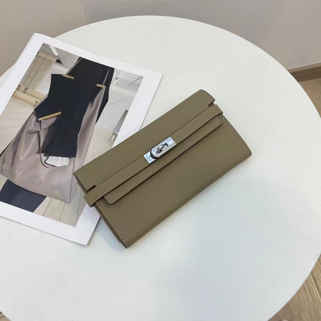 Роскошные женские кошельки из натуральной кожи, высококачественный первый слой коровьей кожи, длинный кошелек, серебристый тон, застегивающийся на замок, великолепная сумка-клатч без логотипа