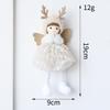 Sitting Elf Doll Angel Pendant Cute Little Girl Christmas Tree Ornaments Hanging Decorations Kids Children Day Gift