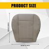 Driver Side Bottom Seat Cover Tan Leather For 2011-2016 Chrysler Town & Country