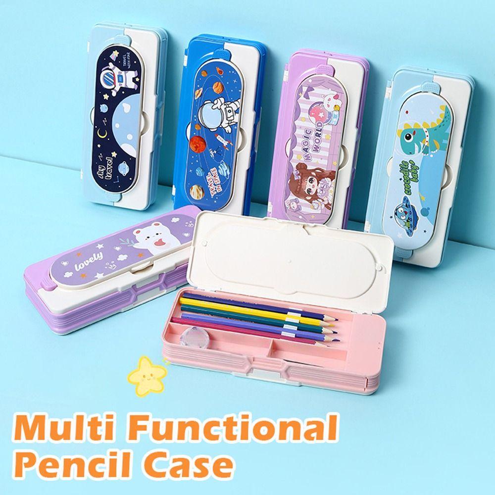 Многофункциональная пенал-коробка Механический пенал Мультяшный пенал Школьные принадлежности