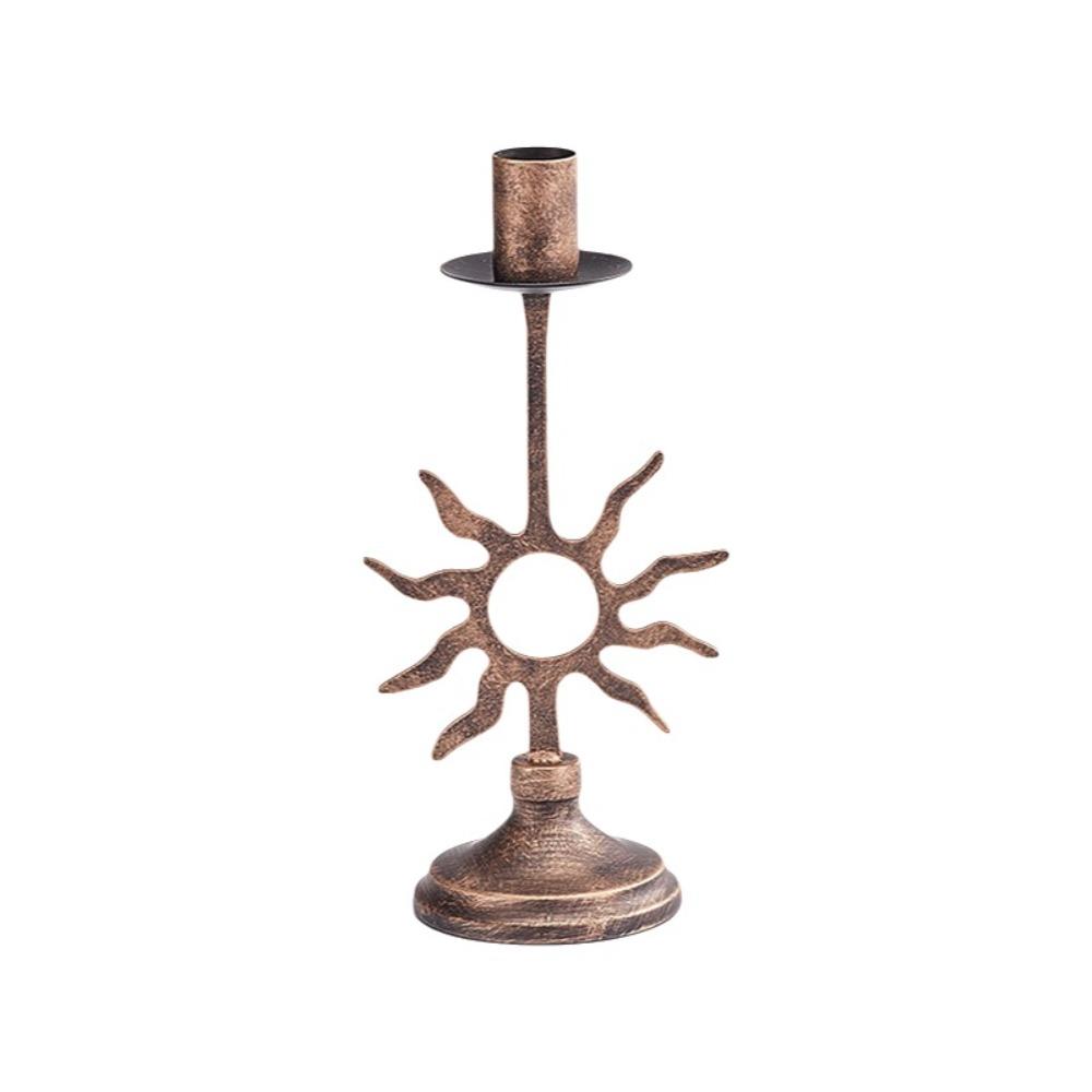 Vintage Stars Candle Holder Handicraft Hollow Candle Holders Modern Candle Stand Dining Table