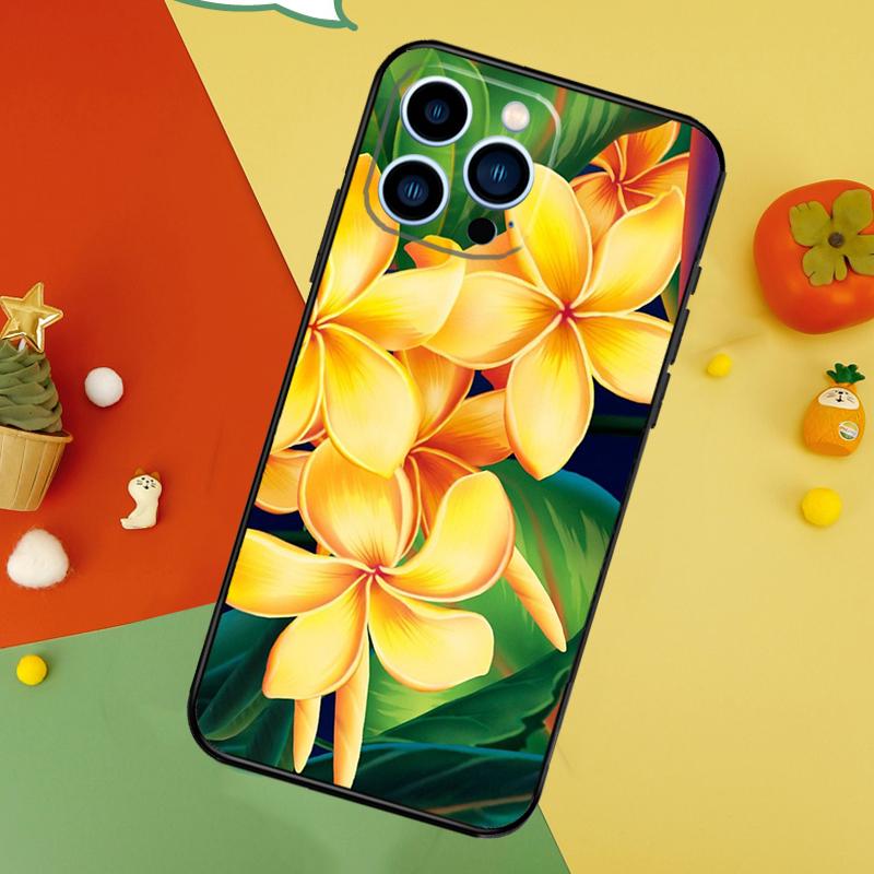 Чехол 'Тропический Рай Гавайский Цветок' для iPhone 13 12 Mini 11 14 15 16 Pro Max XS X XR 7 8 14 15 16 Plus