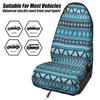 Universal Geometric Seat Cover: All-Season Front Seat Protector for Gym and Workout