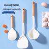 GRAREY Wooden Handle Silicone Cooking Utensil Set