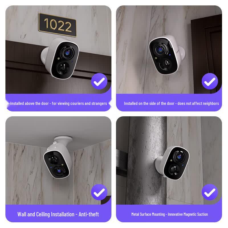 Wireless Magnetic Smart Security Camera (CN version)