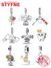 Balloon Birthday Cake Bone Tooth Stethoscope Bead Components Copper Metal Charm Bead Components Pendant Bead Component Compatible With Women
