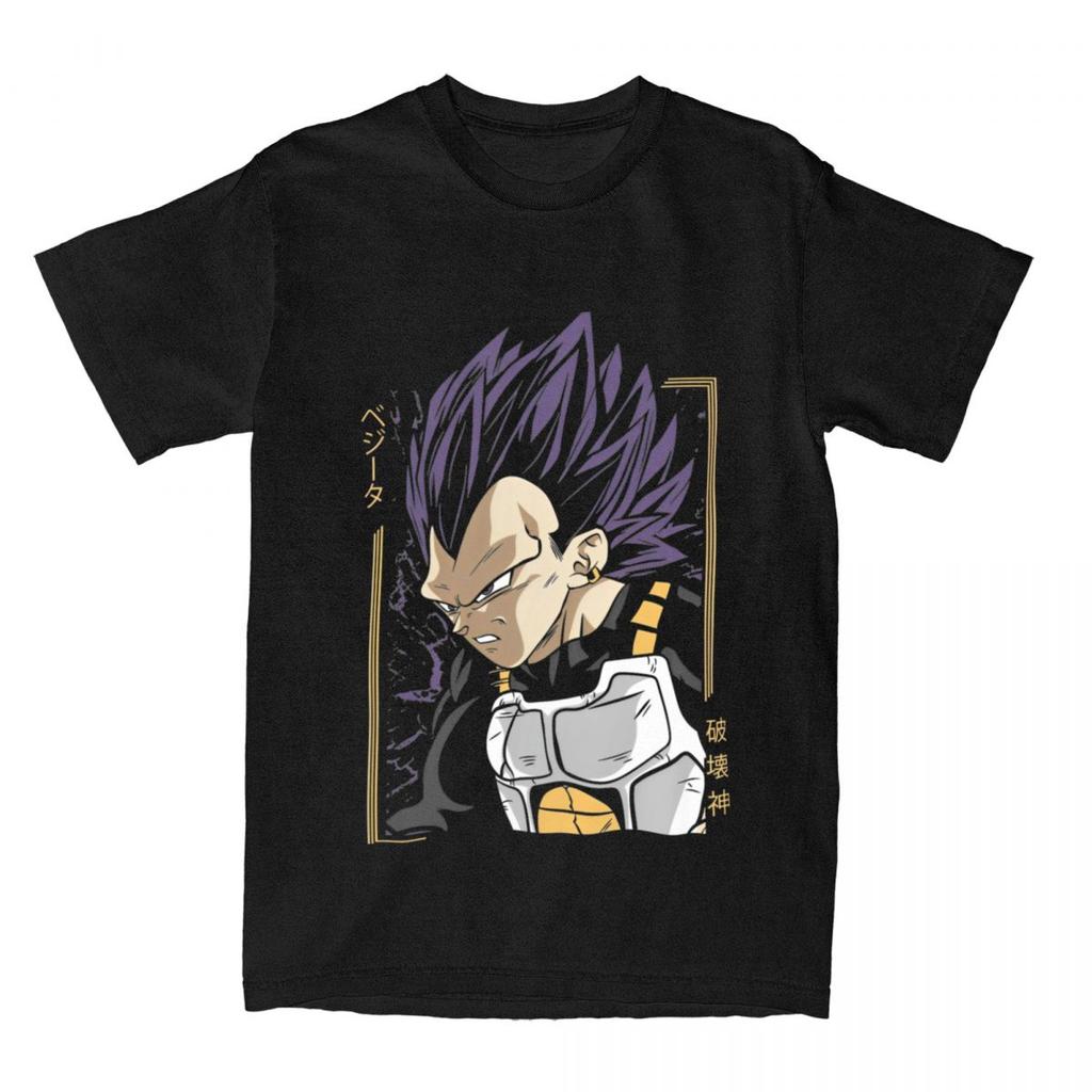 Dragon Ball Z Веджета Ультра Эго Аниме Футболка для Мужчин Женщин Чистый Хлопок Футболки Круглый Вырез Футболки С Коротким Рукавом Одежда