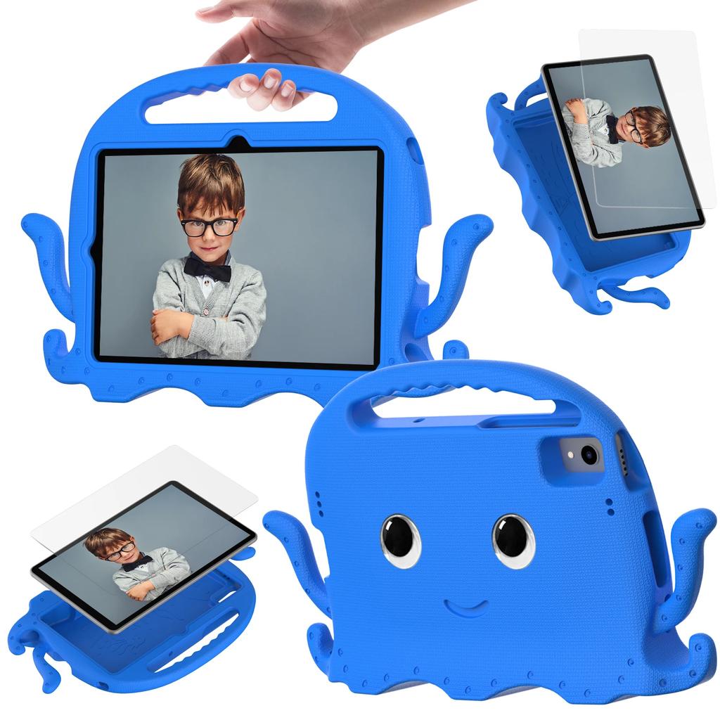 Чехол для Redmi Pad SE 11 Pad5 6, ручной, для всего тела, детский, нетоксичный, безопасный, EVA, чехол с рисунком осьминога для детей, чехол для планшета